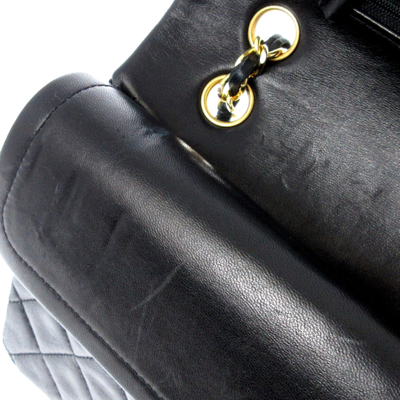 CHANEL Medium Classic Lambskin Double Flap Shoulder Bag - Picture 8 of 15